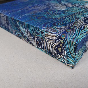 大号印章盒,多排自主调整活动格子锦盒木制礼品盒把件收纳收藏盒