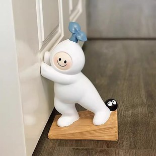 门档器阻门器外开门免打孔新款大门防撞神器门后顶门抵门门塞门阻