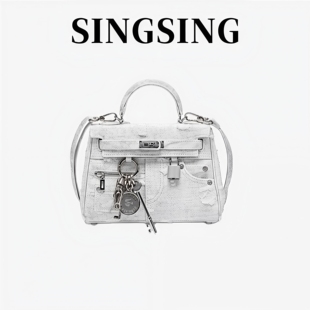 SING SING 1979原创包包女涂鸦牛仔斜挎包女包2025新款痛包女包