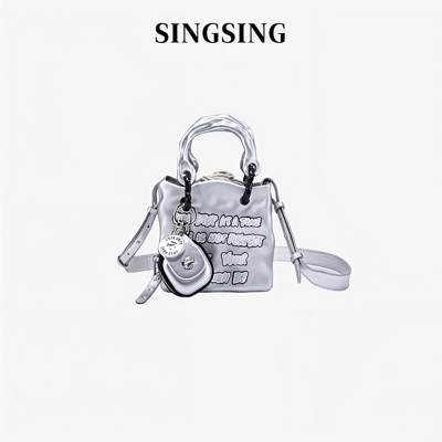 SING SING 1979品牌包包女式2025新款手绘涂鸦陶瓷包包斜挎包女