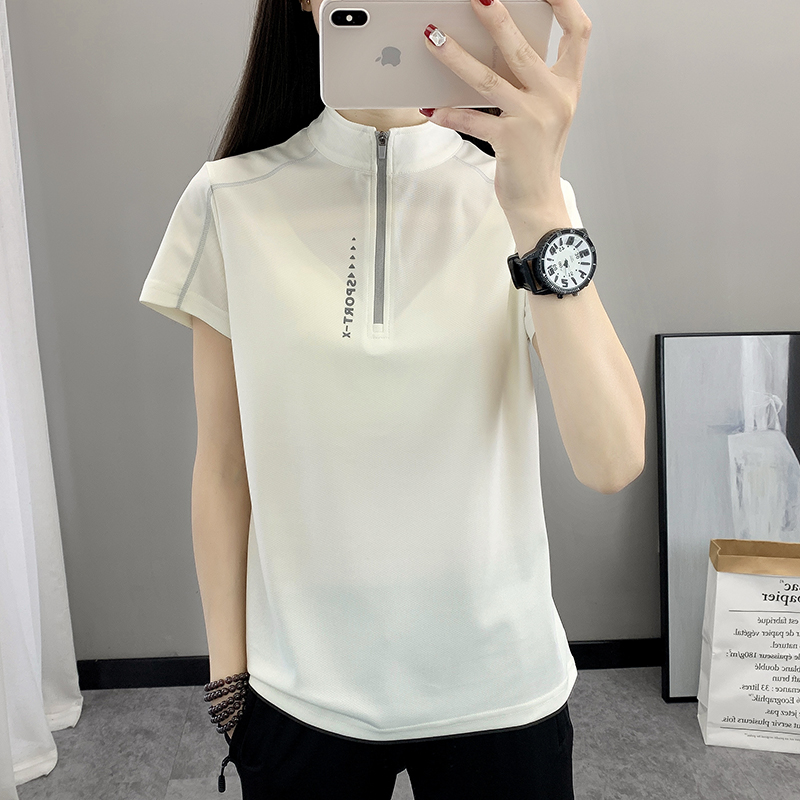 户外短袖速干T恤女夏季薄款短t