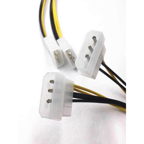 双大4P转显卡8PIN D口大4针转显卡8P（6+2）电源供电转接线4P转8P