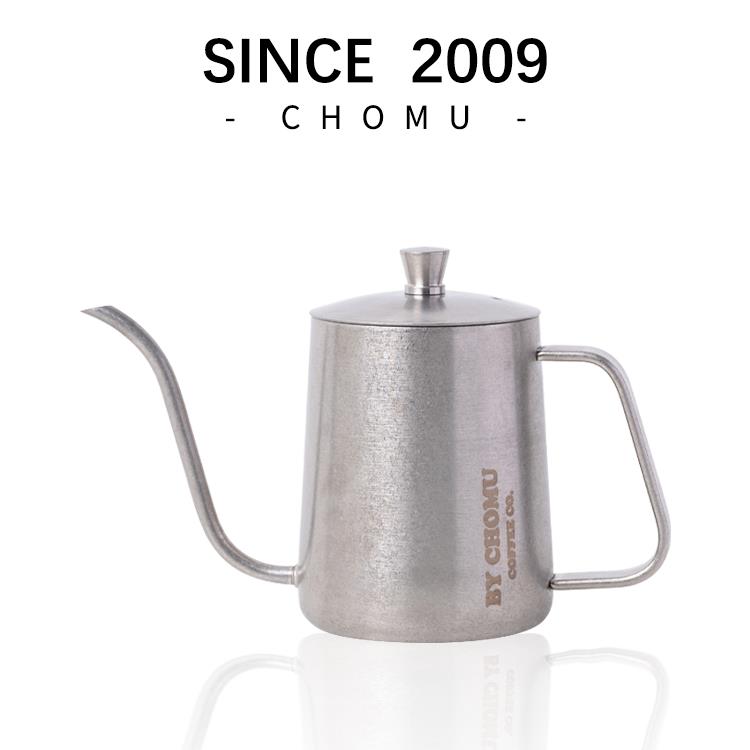 咖啡手冲壶304覆古不锈钢长嘴细口挂耳壶户外咖啡器具带盖可加热