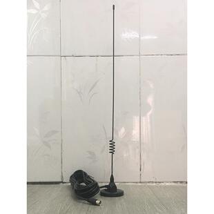 德生收音机天线外接信号增强车载短波调频汽车FM功放接收放大75欧