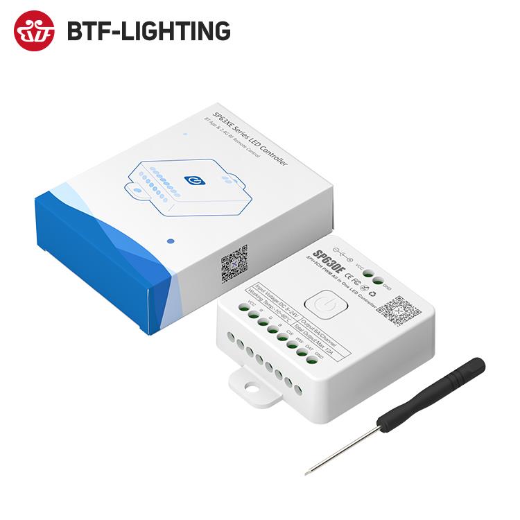 SP630E蓝牙音乐APP控制器12合1支持多型号灯带系列单色双色温RGB