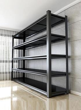 家用置物架货架多层落地书架阳台储物架杂物间商用超市钢制收纳架