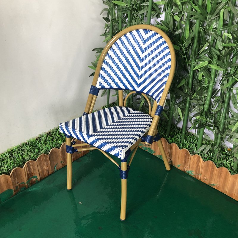 工厂直销户外编藤椅防水防晒餐厅咖啡厅庭院花园户外编藤椅子