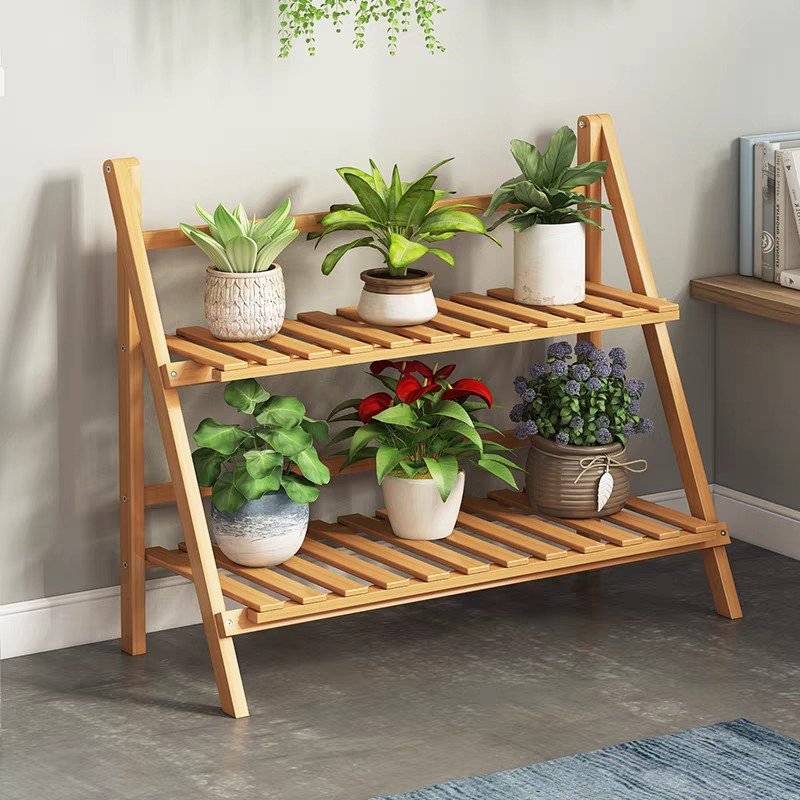 折叠花架子多层室内客厅落地阳台装饰花盆架家用置物架绿植架