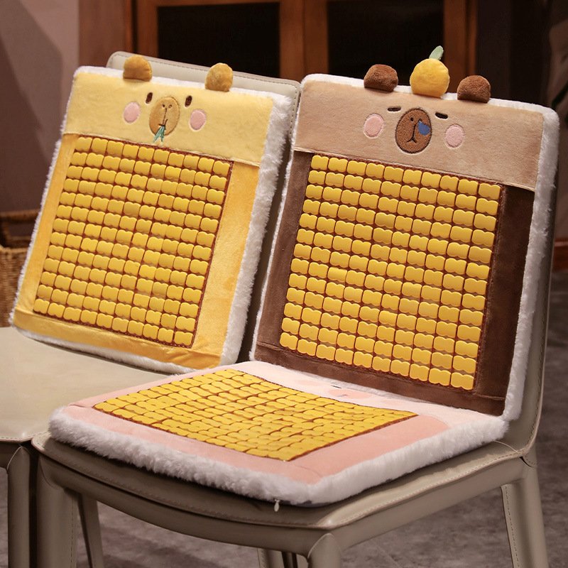 夏季竹席冰藤记忆棉坐垫飘窗台榻榻米久坐屁股垫家用餐椅垫子加厚