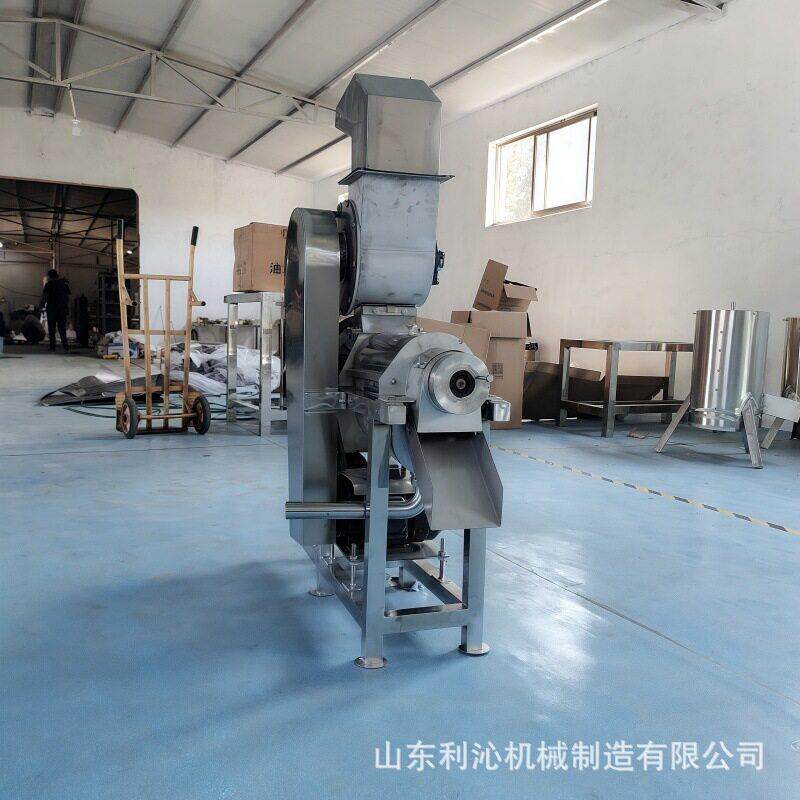 利沁凤梨苹果工业榨汁机大型洋葱生姜柠檬破碎挤汁机