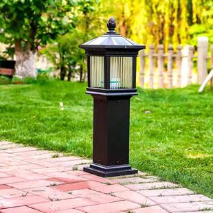 草坪灯新中式LED太阳能户外花园路灯室外别墅庭院园林草地路