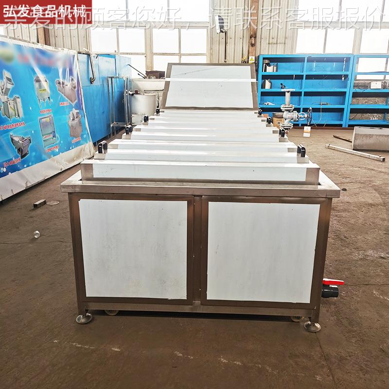 笋漂杀青焯水机烫 莴笋杀竹青护色设备 土豆丝漂YJX烫流水线厂家