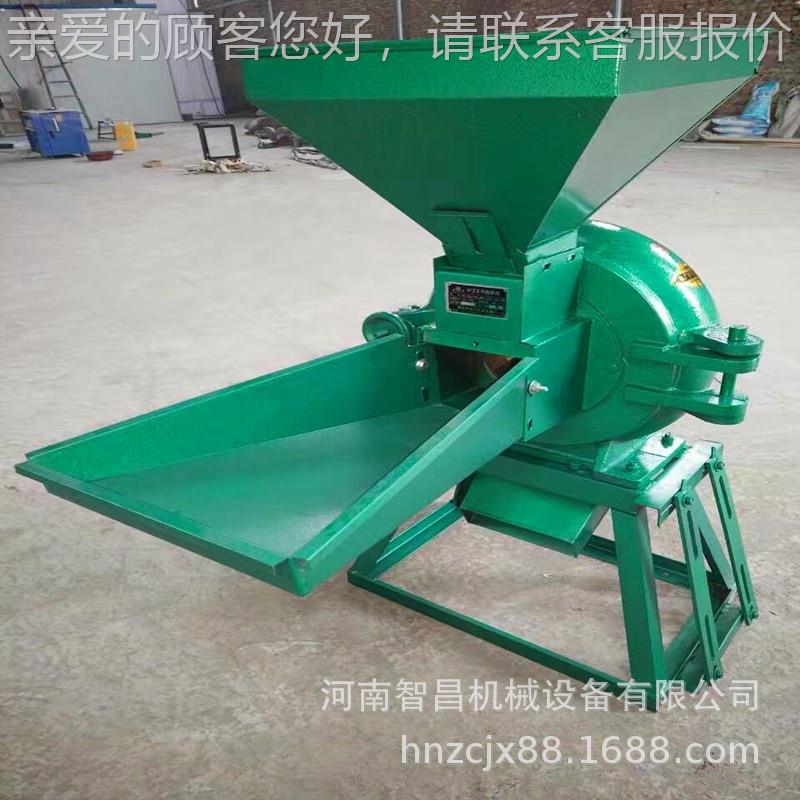 机多用铸铁齿盘粉碎细机一多功能大豆玉米320型磨粉机饲料碎加工