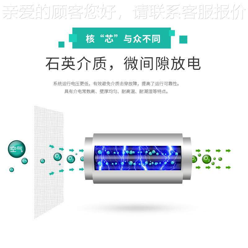 立不锈钢效臭氧消机壁挂式洁净车GWP间用高杀飞菌风冷式毒臭氧发