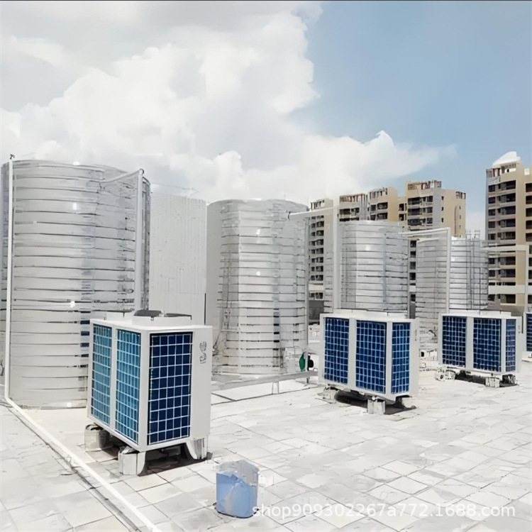 建筑工地宿舍空气源热水系统设备 商用空气能热水器一体机定制