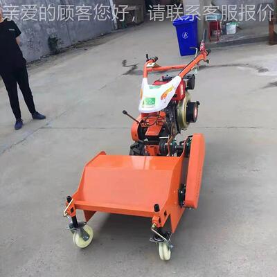 机业手推式碎草机农KPF用柴 油大马力打草 188型果园除农草粉碎机