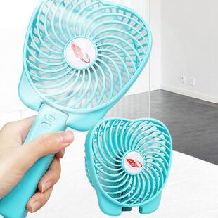 usb充电学生折叠随身便携式 共田F9手持小风扇 迷你手拿芭蕉扇