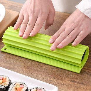 做寿司卷帘硅胶紫菜包饭团工具仿竹帘双面糯米海苔卷专用制作神器