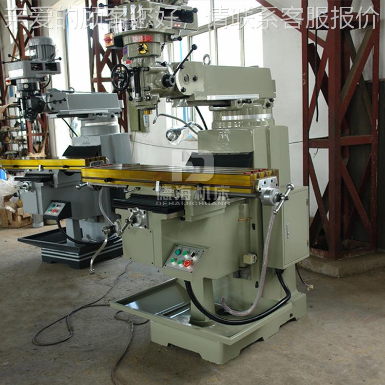 工厂轴销售4H炮塔铣4H*8床质厂整机保 配置三数显X轴自动家走刀