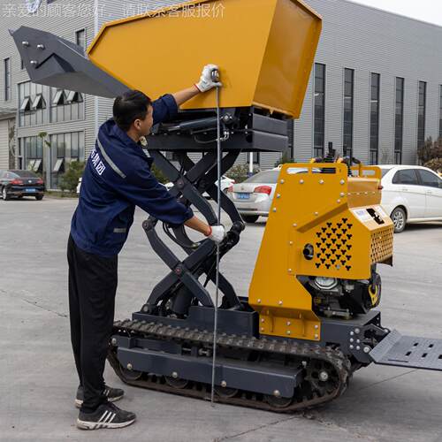 带出斗口俄罗斯型履液压翻车 小HT500农用工程建筑旋转运输自819