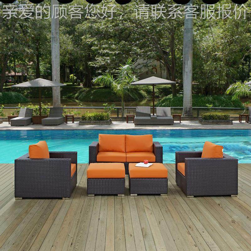花户外沙发庭院宿藤872编民三件套茶几椅组合室外园露天家具藤沙,住宅家具,户外沙发,淘宝优惠券,粉丝福利购,淘宝优惠卷