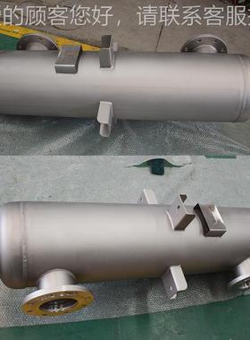 3管式热交换器厂家传 JX-KX热设备氮气冷却器04钛材工化冷凝器 换