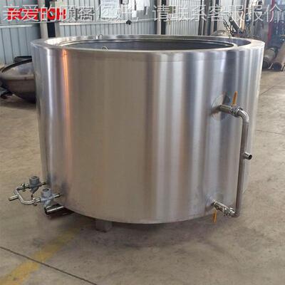 供应蒸汽加热圆卤品煮锅不锈钢肉BC-YXG60形制设品卤煮备牛羊肉制