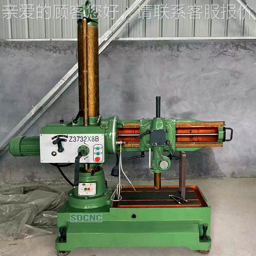 摇臂钻Z373万2电动升降向摇臂钻床 小床型立式钻铣一Z3732体机床