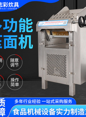 志彩小型压皮机变频静音全自动擀面机宽度厚度可调节多功能压面机