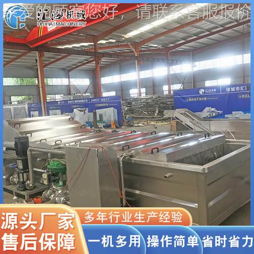 果山蔬清洗漂烫流水线东北野冷菜清线HH洗漂烫却生产流水定 制