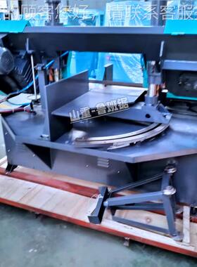 床GX4228金属带锯床双立柱转锯床角度锯模切具钢角割钢管型材GB42