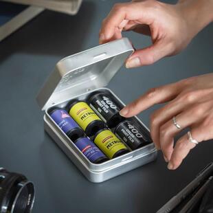 Lomography乐魔金属收纳盒135胶片120负片彩负胶卷反转片菲林整理