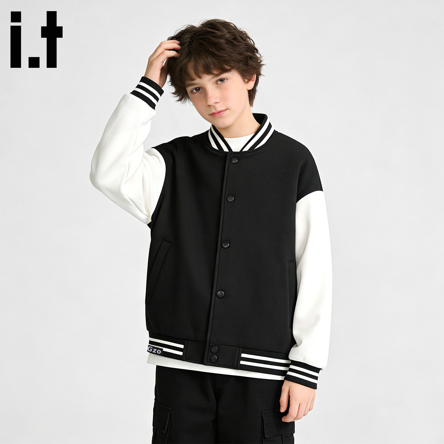 itGROUNDZERO男童棒球服外套图片