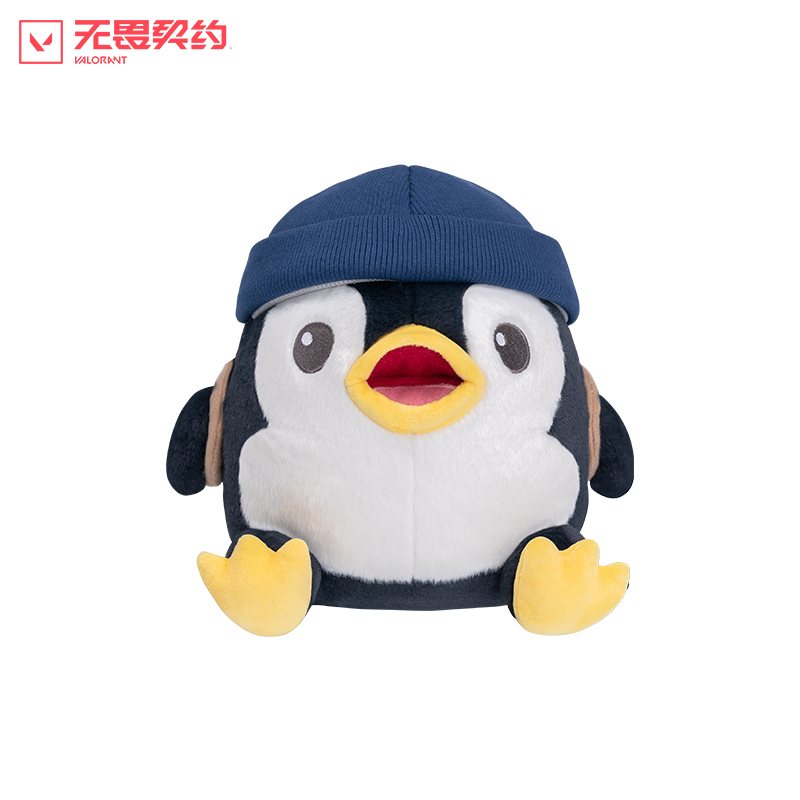 无畏契约瓦罗兰特l企鹅阿丹新款毛绒公仔玩偶摆件游戏周边