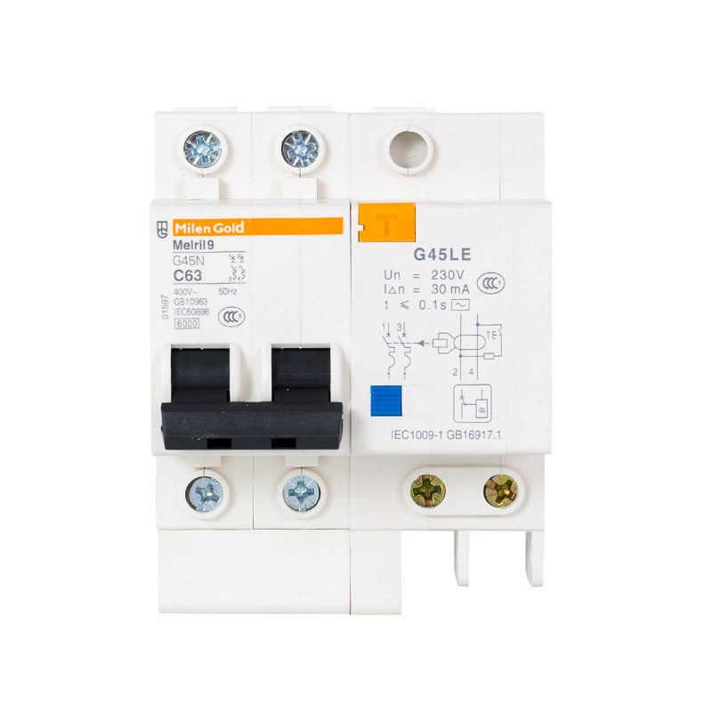 天津梅兰日兰家用小型漏电保护器vG45LE1P2P3P4P保护漏电空气开关