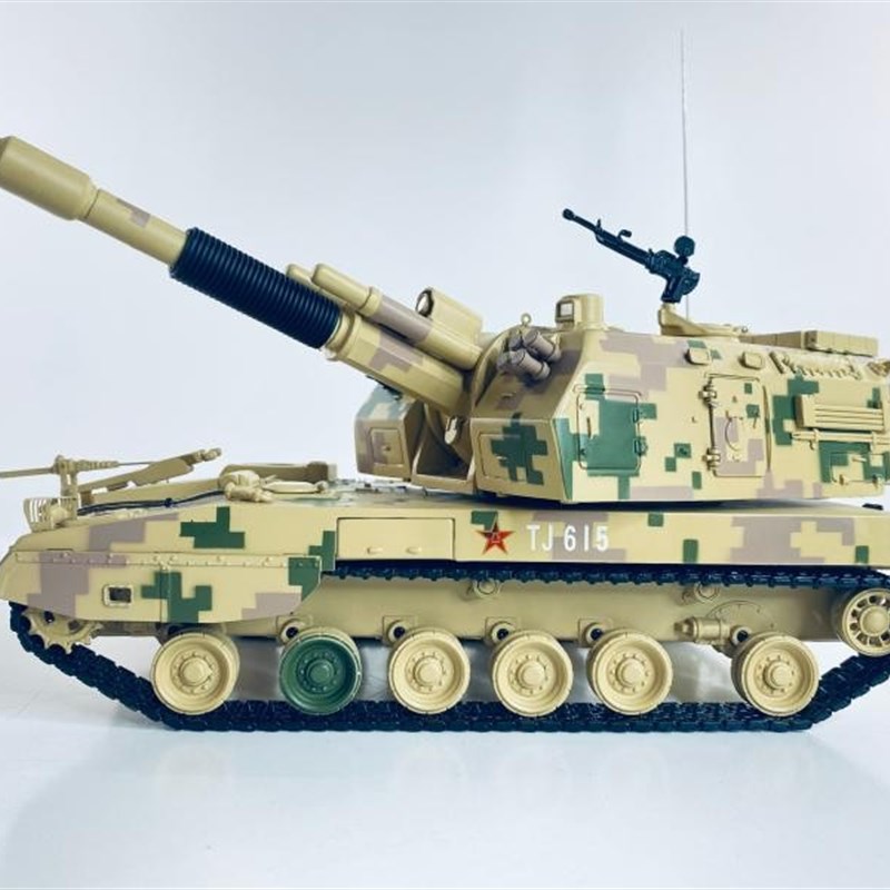 PLZ05式新155n毫米自行加榴炮合金模型 自行火炮合金成品收藏摆件