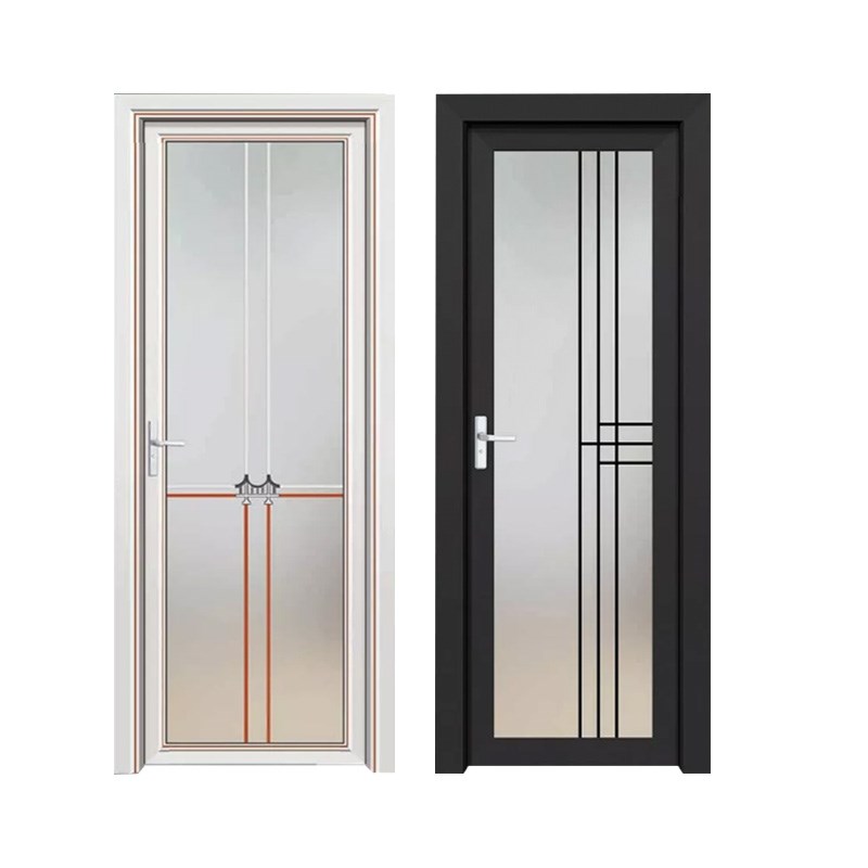 卫生间玻璃门浴室隔断门双层玻璃防水防K潮磨砂平开门厨房门定制