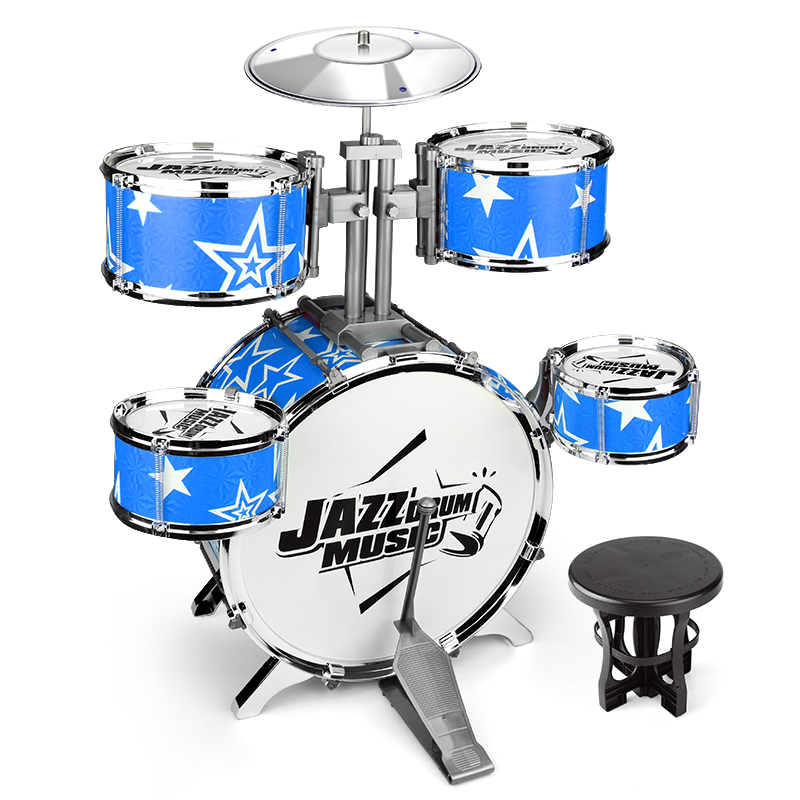 大号儿童架子鼓爵士鼓初学者小孩敲打乐器音乐玩具男宝宝1-3-6岁