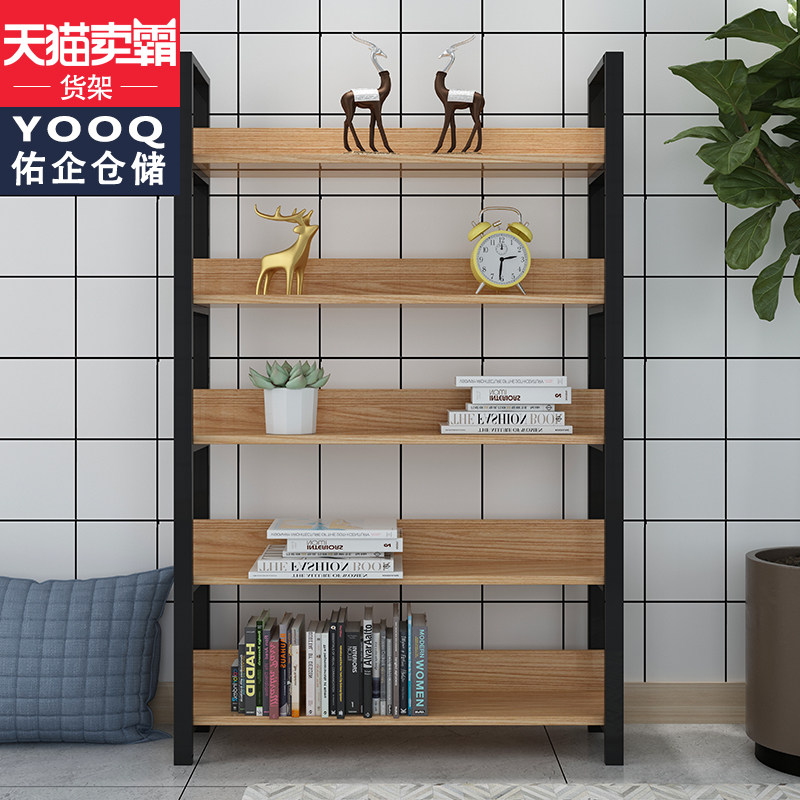 钢木货架展柜样品展示架陈列架多功能货柜陈列柜置物架展示柜家用