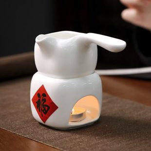 陶瓷香薰炉加热蜡烛炉家用室内美容院防烫手精油提香器保温薰香炉