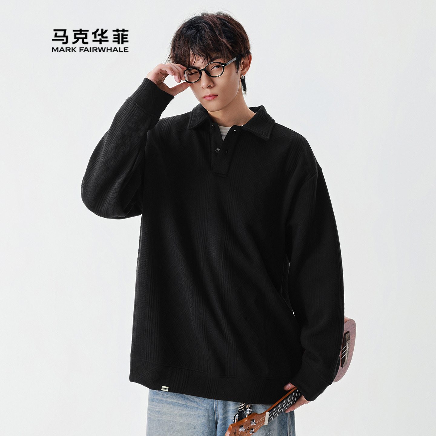 马克华菲套头卫衣男长袖上衣