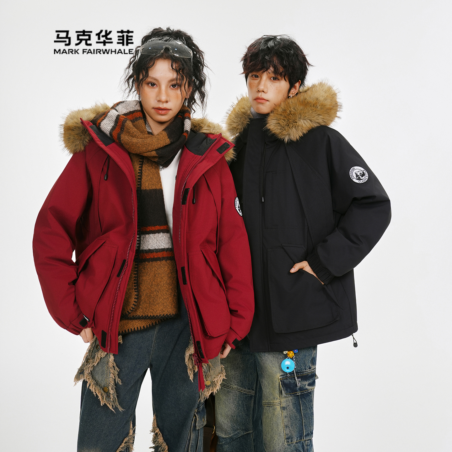 2025新款派克服情侣同款棉衣外套