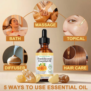 跨境乳香精油PREMIUM GRADE FRANKINCENSE ESSENTIAL OIL