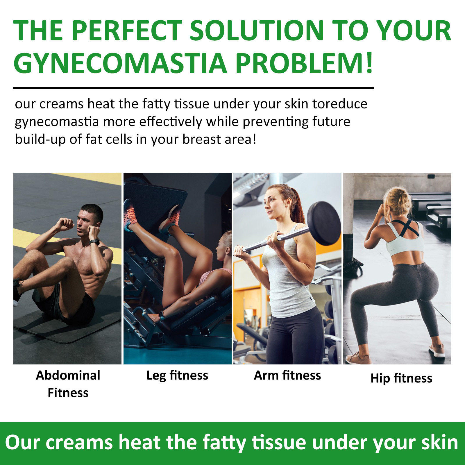 Gynecomastia Male Breast Reduction Ginger Cream男减胸缩胸霜