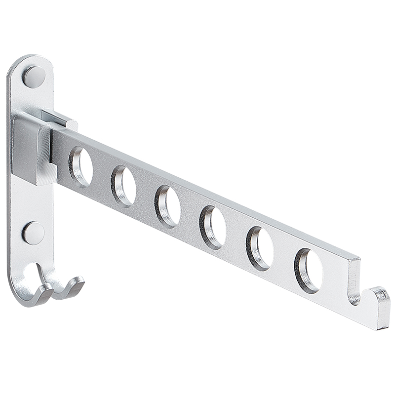 免打孔折叠晾衣架阳台晾衣杆浴室卫生间晾衣神器壁挂式隐形晒衣服