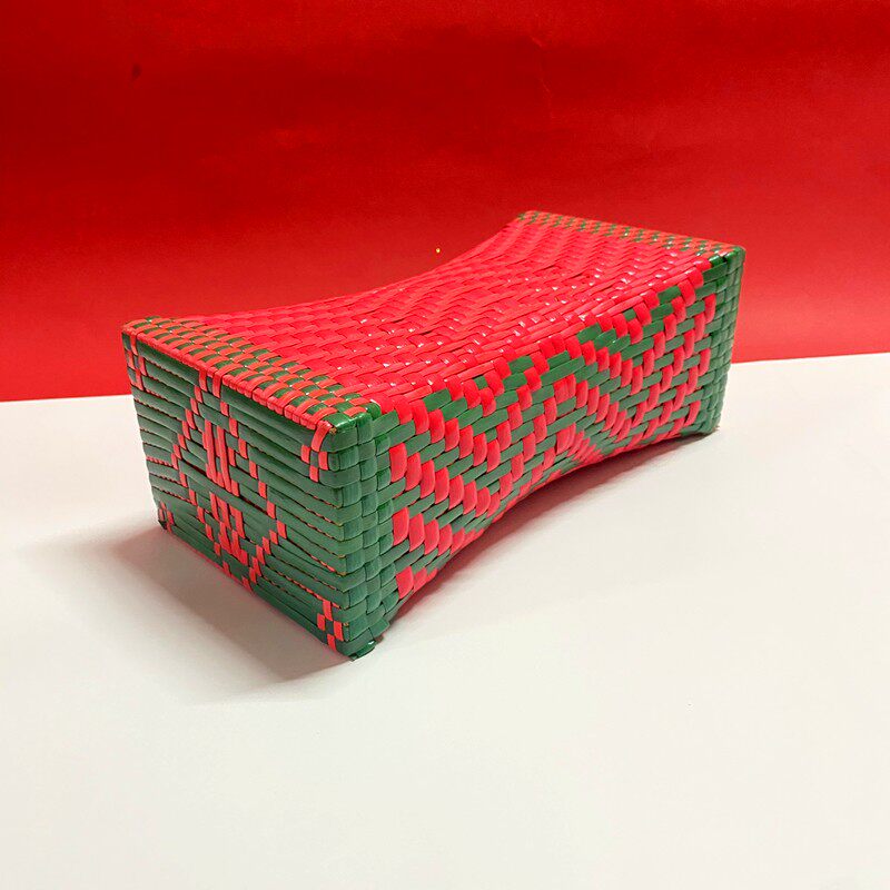 潮汕婚嫁娶婚庆用品红色电线枕头老式手工结婚婚房单人枕凉枕头