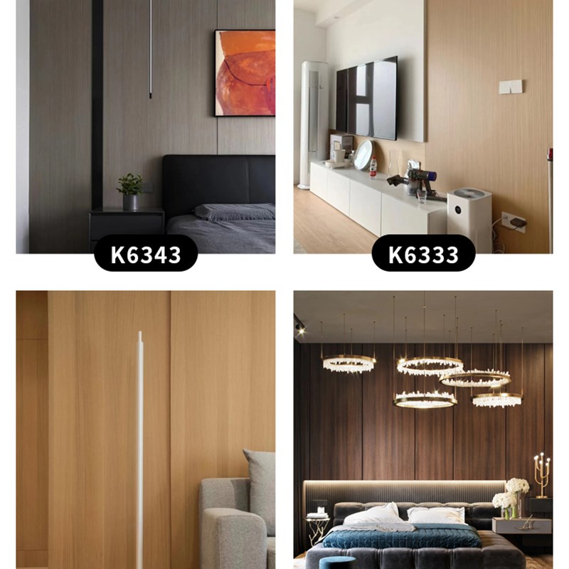 木饰面板饰面板防火实木贴面免漆科定板墙板黑胡桃涂装板背景墙kd