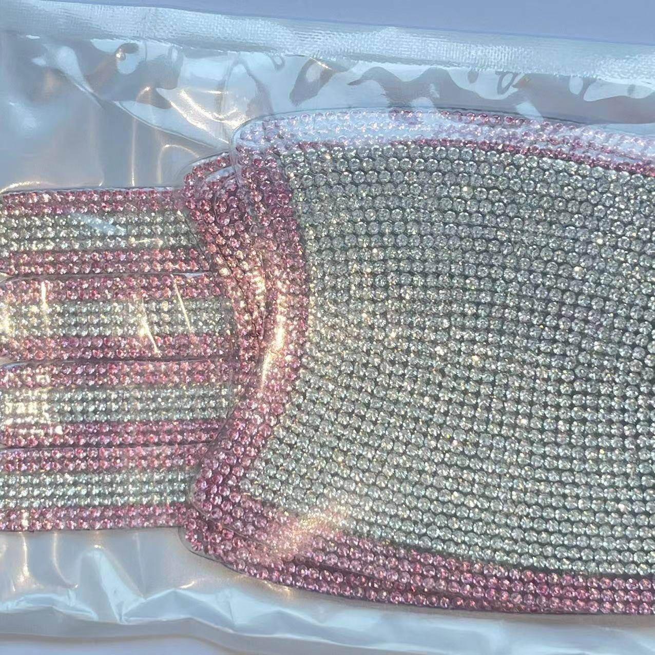 汽车门腕水晶镶钻贴 车拉手钻贴 车把水钻贴 车外饰保护改装贴钻