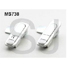 生久SJ柜锁： MS738 738 -1A 738-2A锌合金 平面锁/配电柜