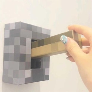我的世界开关装饰墙贴客厅卧室遮丑小摆件创意模型七夕送男友礼物